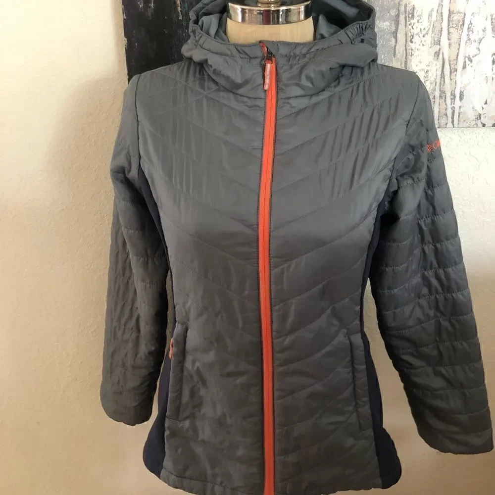COLUMBIA Mount Joy Quilted Hooded Hybrid Jacket